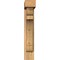 Ekena Millwork Olympic Block Smooth Bracket w/ Offset Brace, Western Red Cedar, 5 1/2"W x 20"D x 32"H BKT0604X20X32OLY05SWR - alternate 3